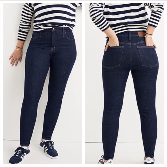 Madewell Denim - Madewell Curvy High Rise Skinny Jeans Hayes Wash
